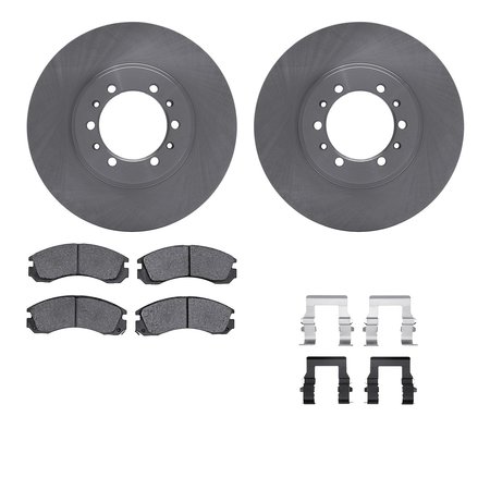 DYNAMIC FRICTION CO 6512-72278, Rotors with 5000 Advanced Brake Pads includes Hardware 6512-72278